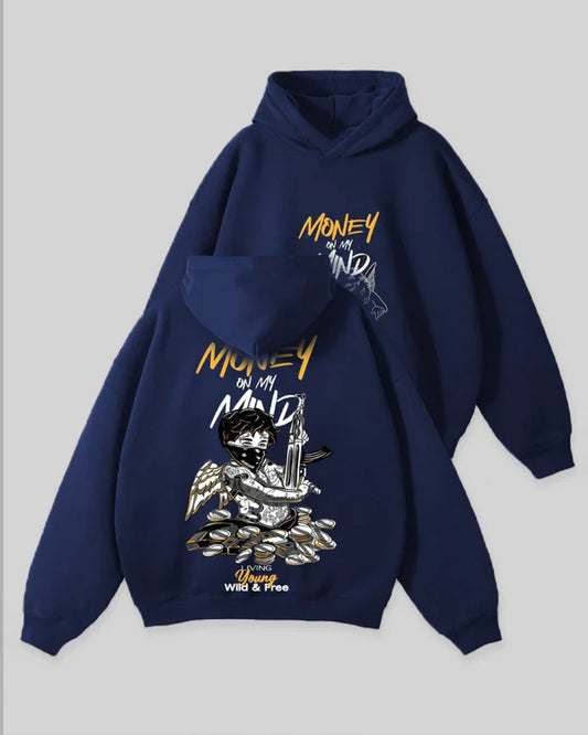 JUPITER HOTEP MONEY ON MY MIND PRINTED HOODIE